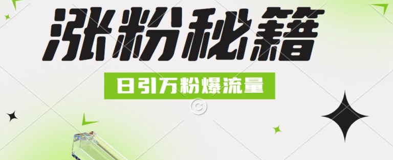 最新小和尚抖音涨粉，日引1万+，流量爆满|赚多多