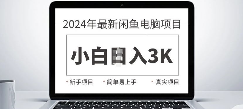 2024最新闲鱼电脑项目，动手就能吃肉的好项目|赚多多