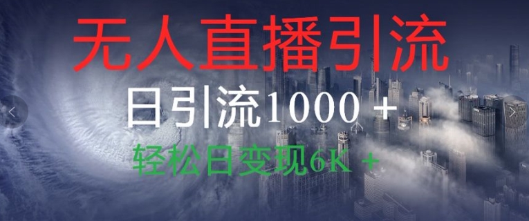 抖音快手视频号全平台无人直播引流1000+精准创业粉玩法拆解|赚多多